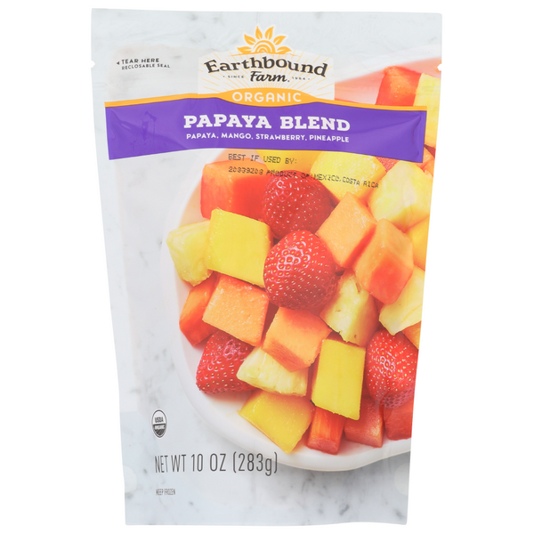 slide 1 of 1, Earthbound Farms Organic Papaya Blend, 10 oz