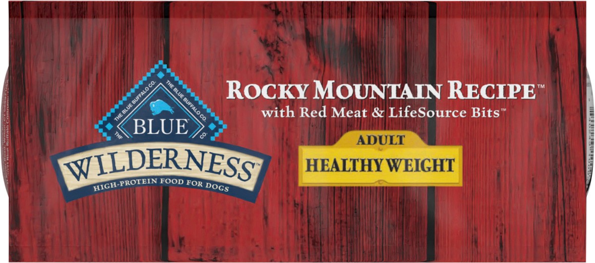 slide 5 of 12, Blue Buffalo Wilderness Rocky Mountain Recipe High Protein, Natural Adult Healthy Weight Dry Dog Food, Red Meat 4-lb, 4 lb