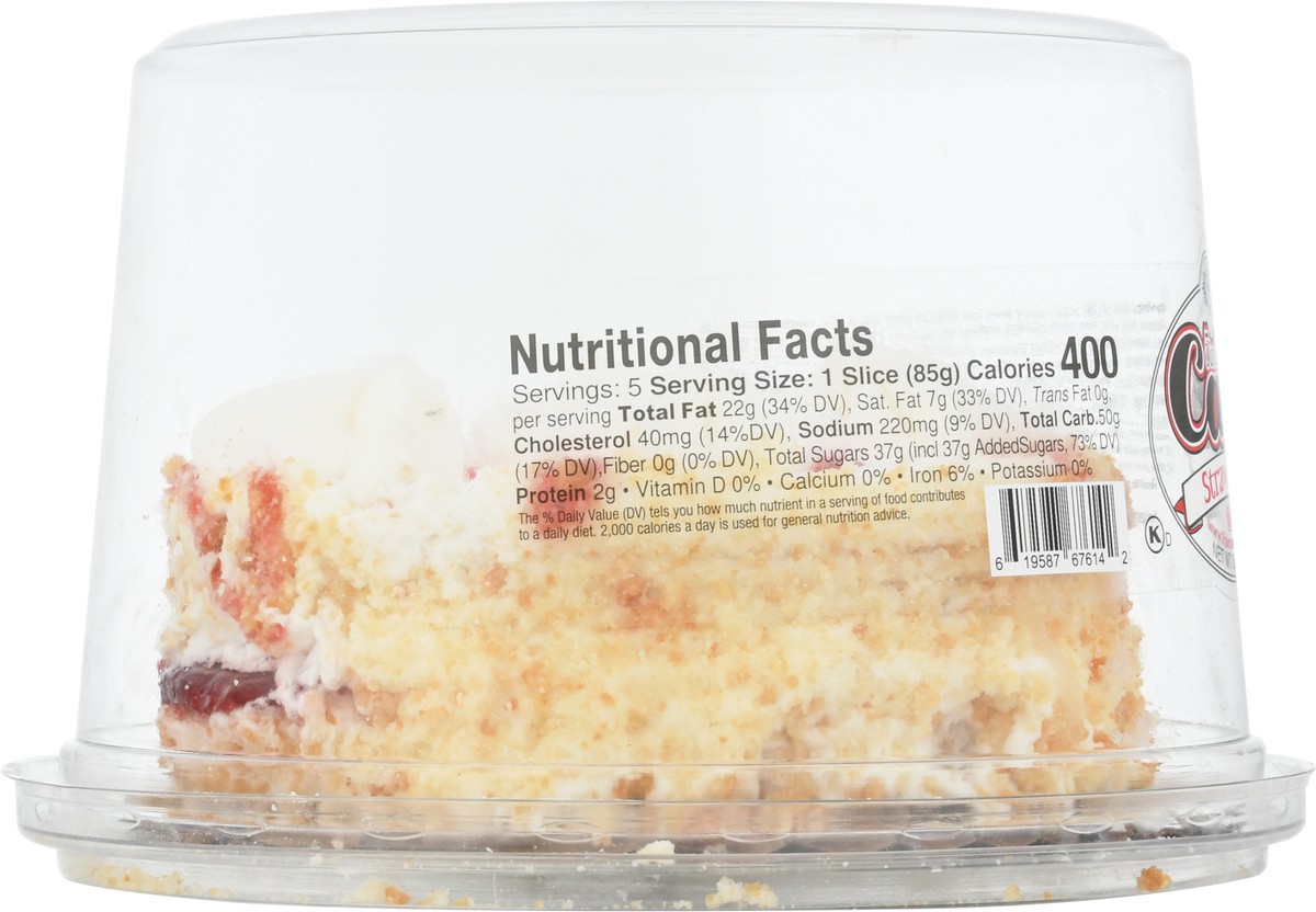slide 8 of 16, Palermo 5 Inch Strawberry Cake 15 oz, 15 oz