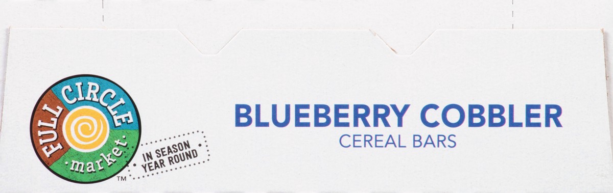 slide 8 of 9, Full Circle Market Blueberry Cobbler Cereal Bars 6 ea, 6 ct