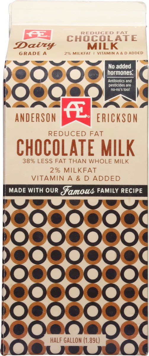 slide 6 of 9, Anderson Erickson Dairy 2% Reduced Fat Chocolate Milk Half Gallon, 1/2 gal