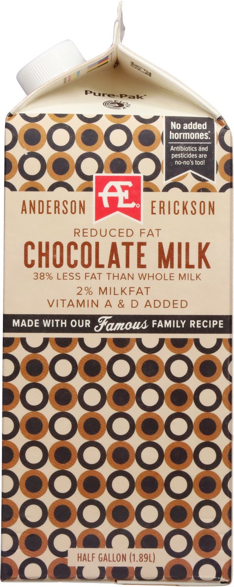 slide 2 of 9, Anderson Erickson Dairy 2% Reduced Fat Chocolate Milk Half Gallon, 1/2 gal