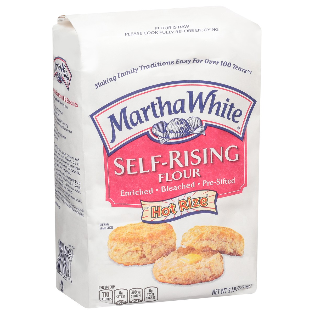 slide 2 of 9, Martha White Self Rising Flour with Hot Rize, 5 lb Bag, 5 lb