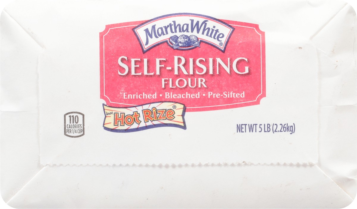 slide 5 of 9, Martha White Self Rising Flour with Hot Rize, 5 lb Bag, 5 lb