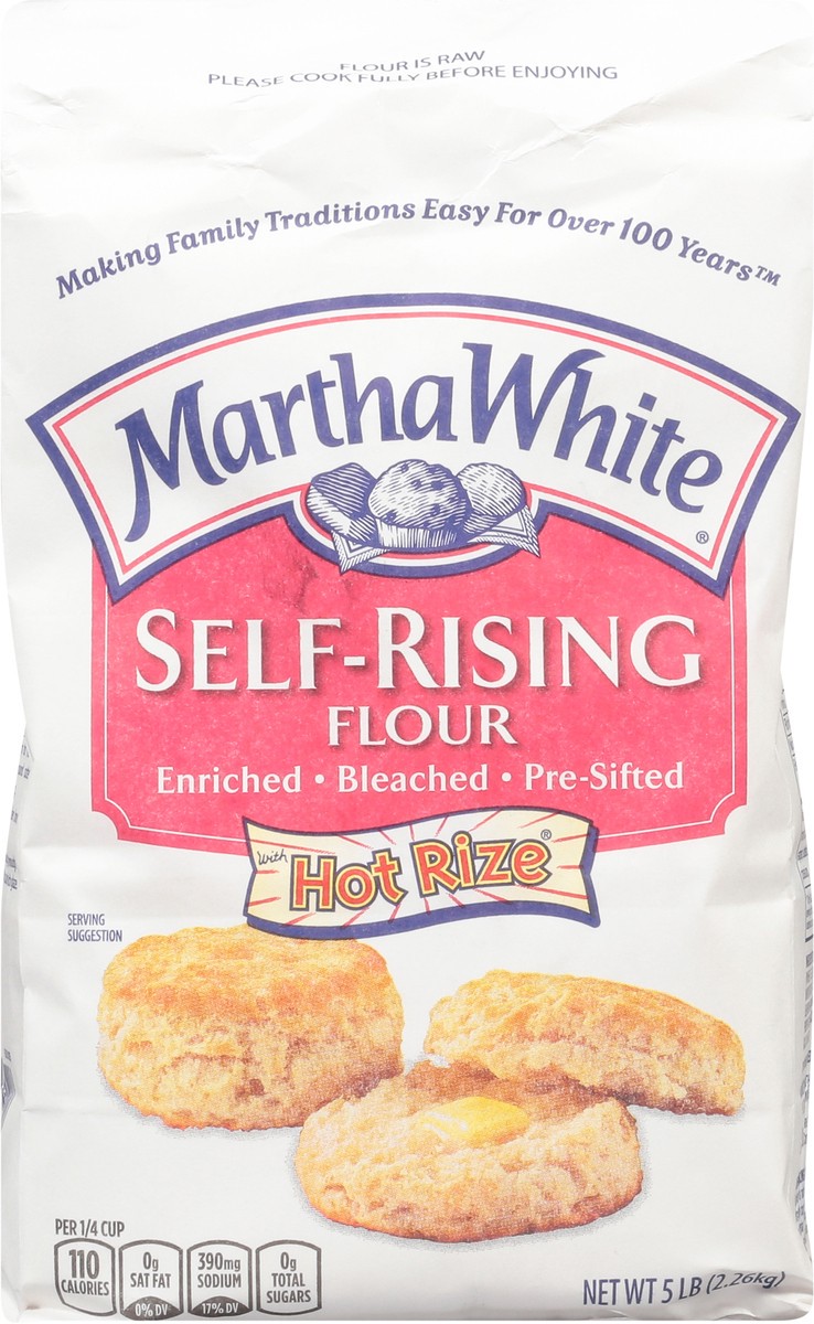 slide 8 of 9, Martha White Self Rising Flour with Hot Rize, 5 lb Bag, 5 lb