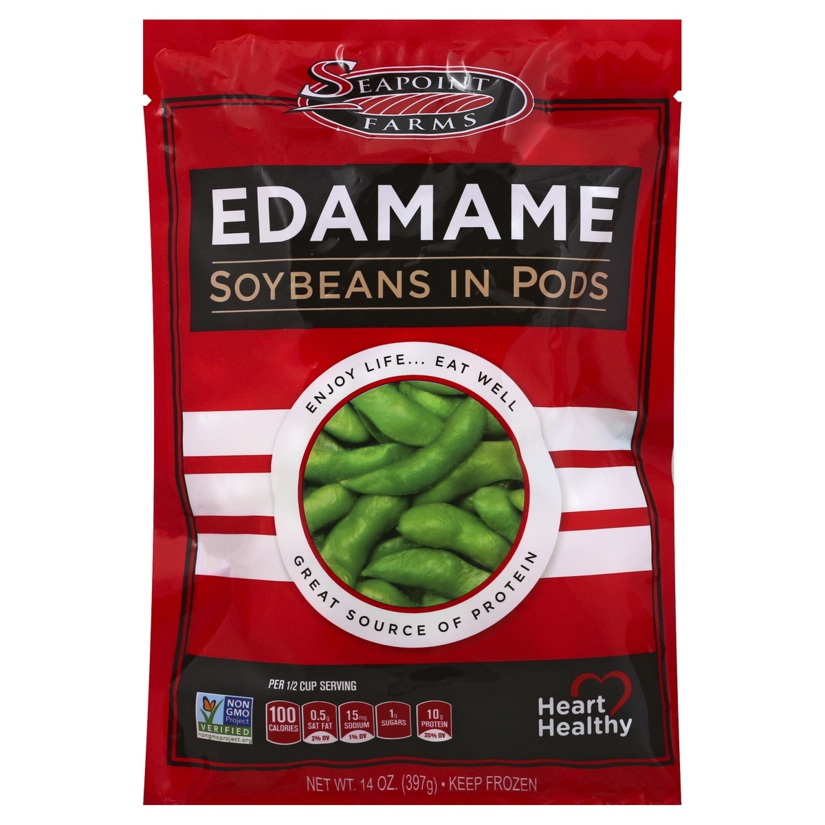 slide 1 of 1, Seapoint Farms Edamame Soybeans in Pods, 14 oz