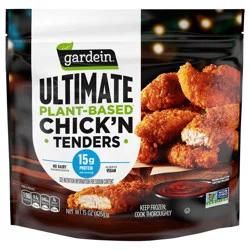 Gardein Ultimate Plant-Based Chick''n Tenders, Vegan, Frozen Meat Alternative, 15 oz.