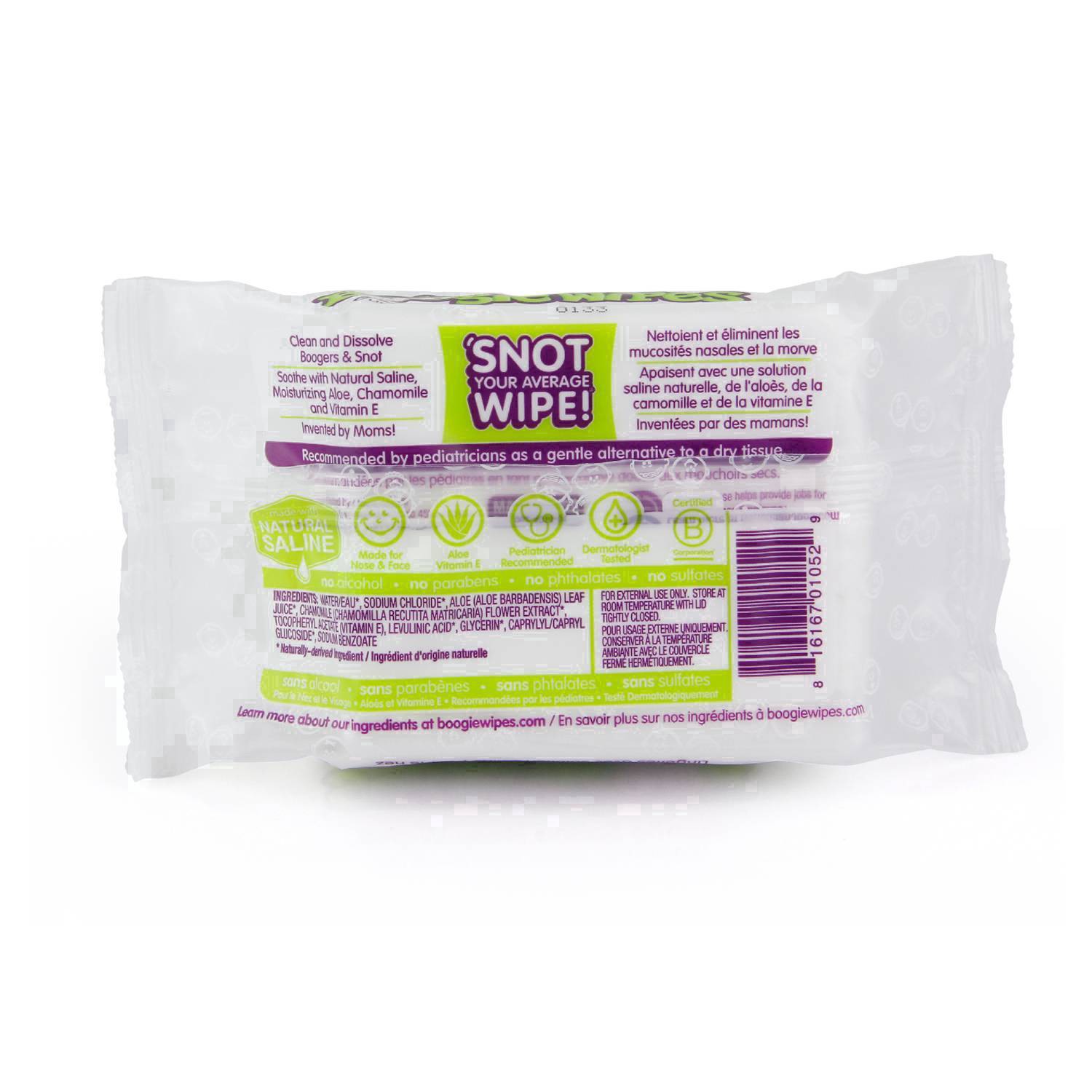 slide 15 of 19, Boogie Wipes Saline Nose Wipes, 45 ct