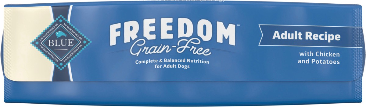 slide 12 of 12, Blue Buffalo Freedom Grain Free Natural Adult Dry Dog Food, Chicken 20-lb, 20 lb