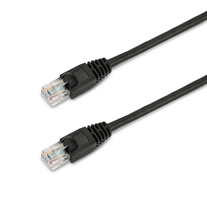 slide 1 of 1, iHome Ethernet Cable - Black, 2.5 ft