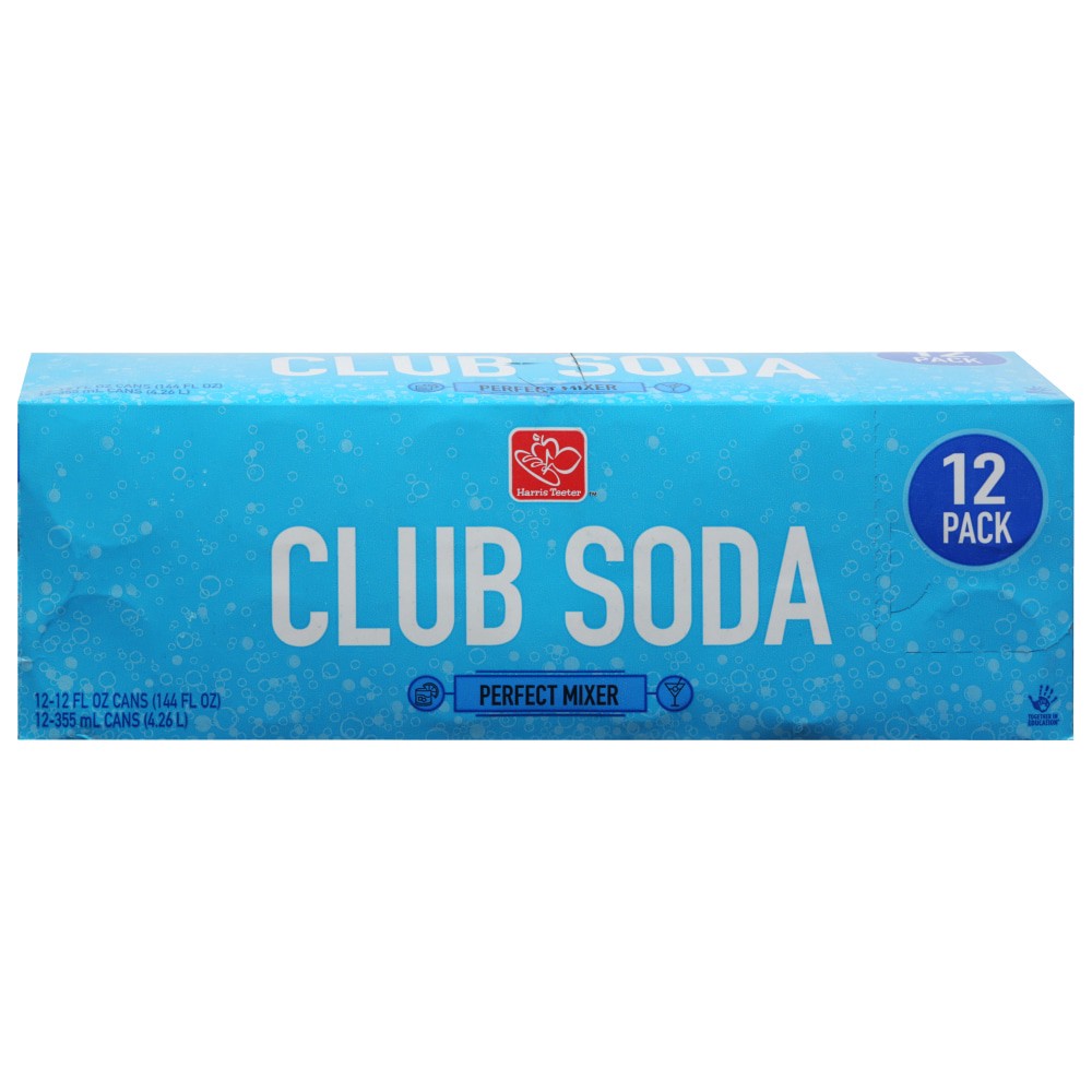 slide 1 of 1, Harris Teeter Club Soda, 1 ct