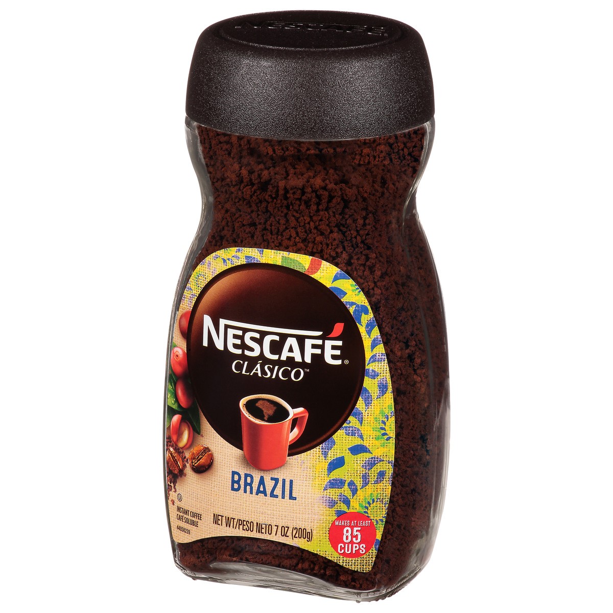 slide 3 of 9, Nescafé NESCAFÉ CLÁSICO Brazil, Dark Roast Instant Coffee, 7 oz. Jar, 7 oz