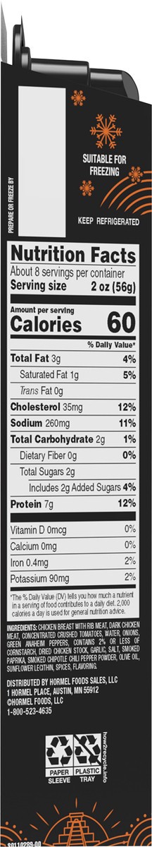 slide 7 of 7, HERDEZ Fully Cooked Entree Shredded Chicken, 15 oz