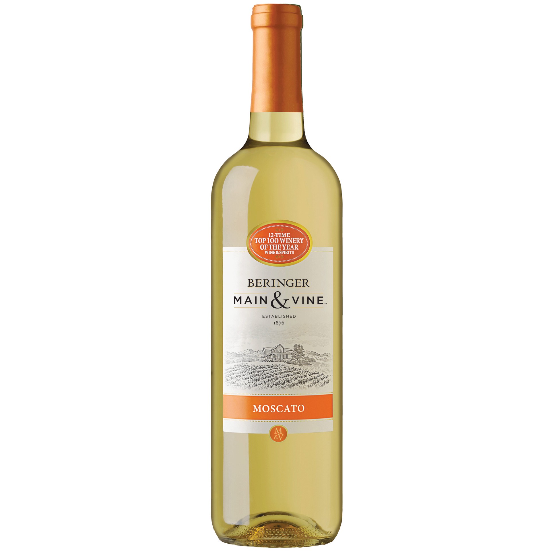 slide 1 of 2, Beringer Main & Vine™ Moscato White Wine - 750ml, Chile, 750 ml