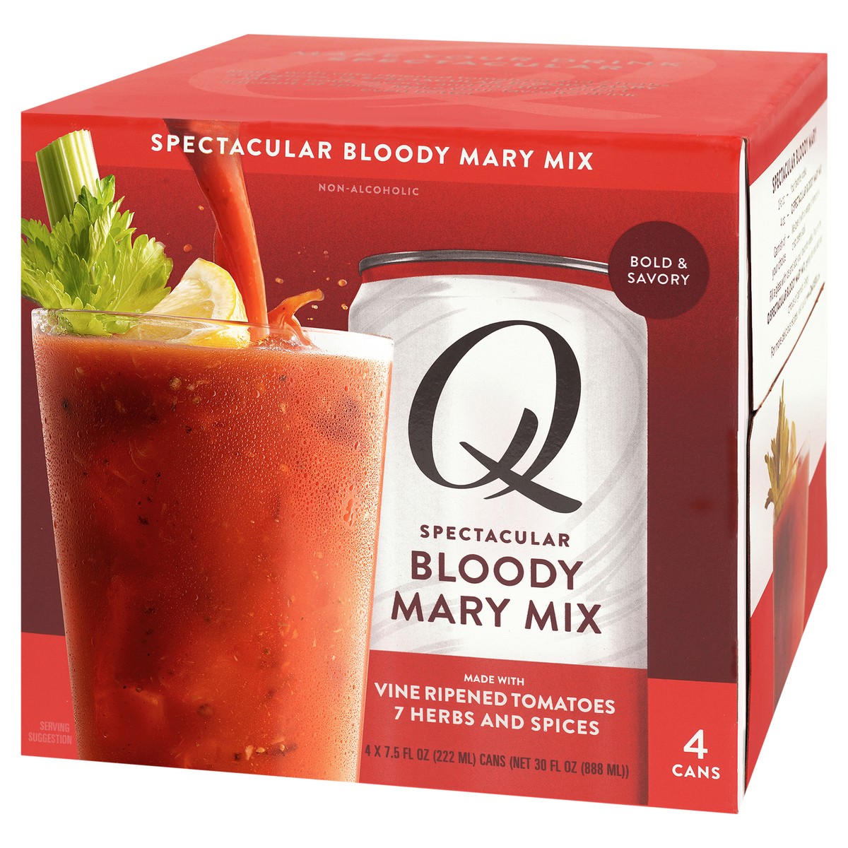 slide 2 of 8, Q Drinks Bloody Mary 4pk, 4 ct