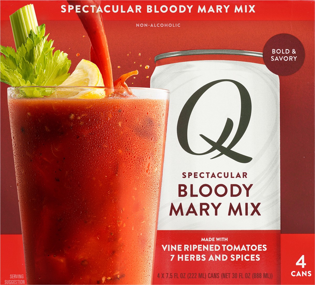 slide 4 of 8, Q Drinks Bloody Mary 4pk, 4 ct