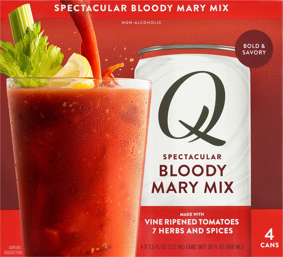 slide 5 of 8, Q Drinks Bloody Mary 4pk, 4 ct