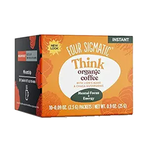 slide 1 of 1, Four Sigmatic Mushroom Coffee Mix, Lion's Mane & Chaga - 0.9 oz, 0.9 oz