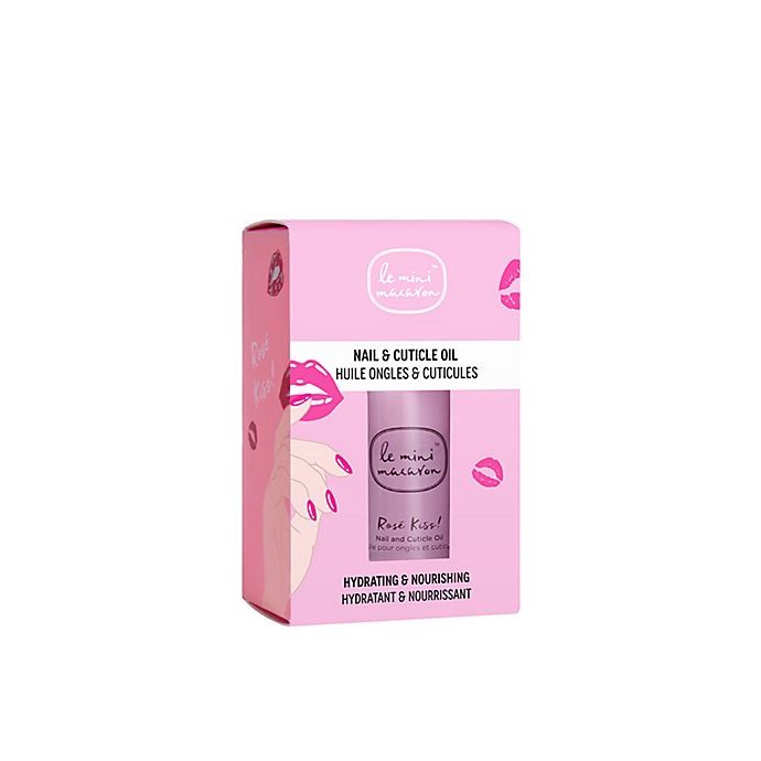 slide 3 of 3, Le Mini Macaron''Rose Kiss'' Nail & Cuticle Oil, 0.33 fl. oz.