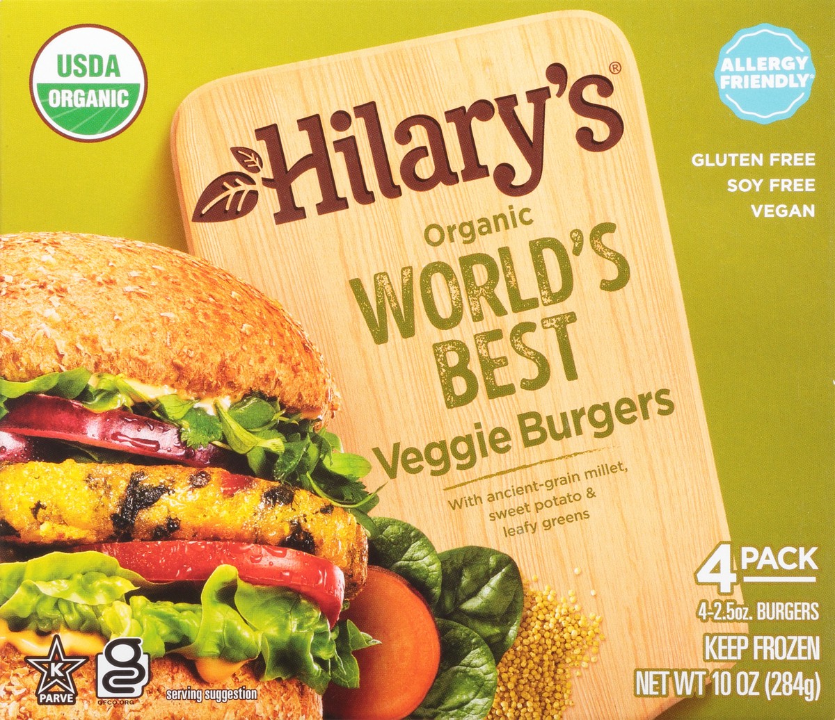 slide 4 of 14, Hilarys Eat Well Organic World's Best Veggie Burger, 10 oz