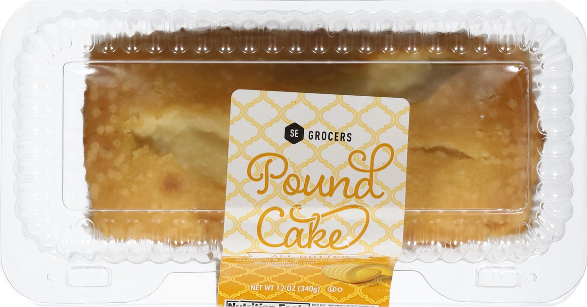 slide 11 of 13, Se Grocers All Butter Pound Cake 12 Ounces, 12 oz