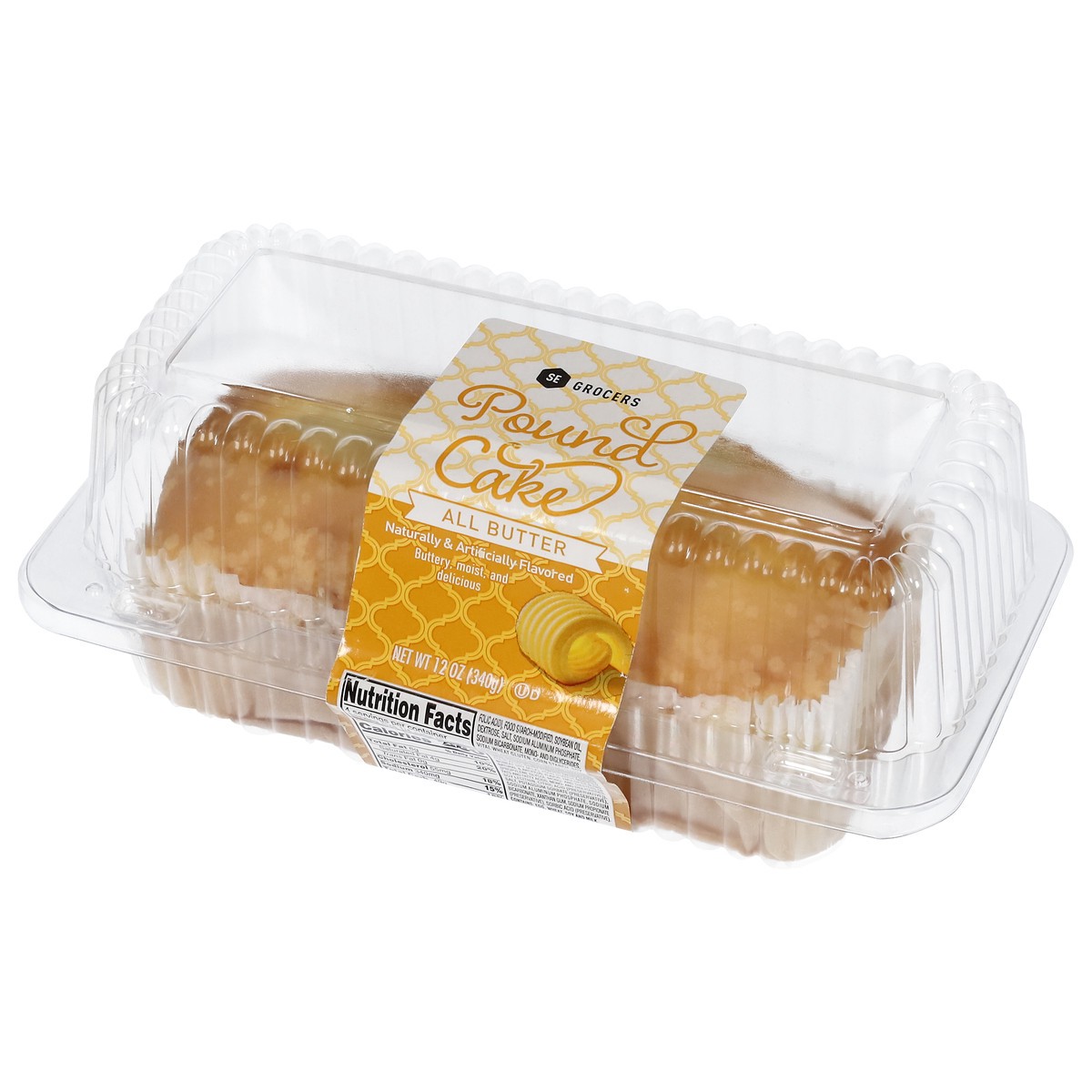slide 12 of 13, Se Grocers All Butter Pound Cake 12 Ounces, 12 oz