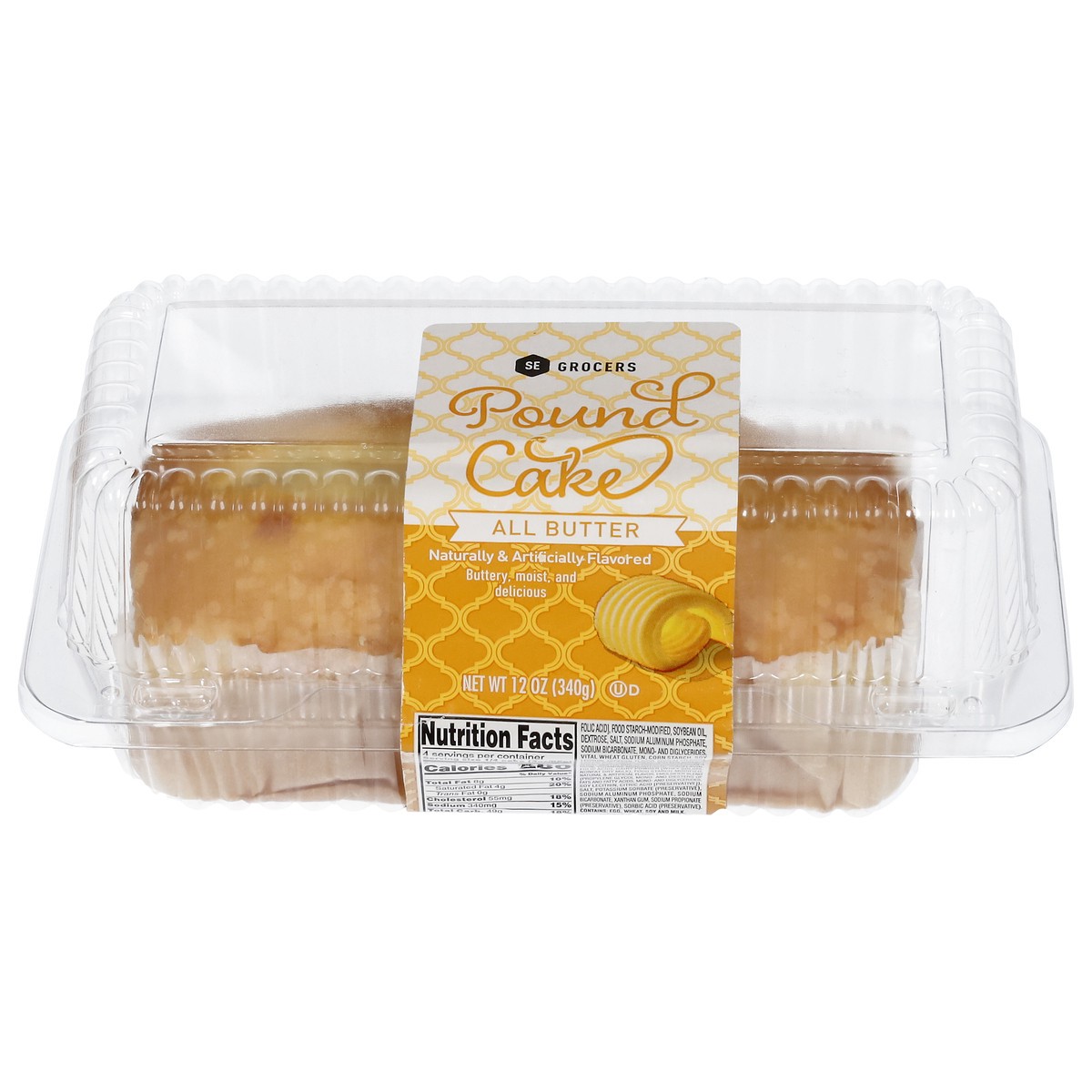 slide 1 of 13, Se Grocers All Butter Pound Cake 12 Ounces, 12 oz
