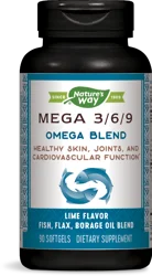 Nature's Way Mega Blend Lime Flavor Softgels