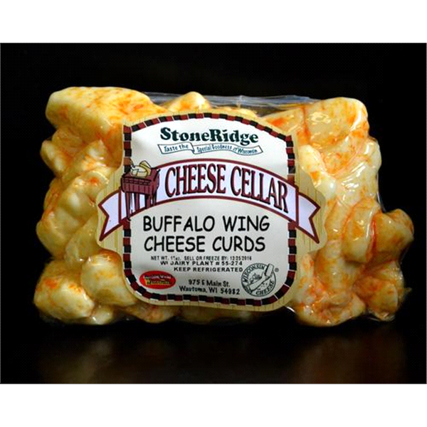 slide 1 of 1, Stoneridge Buffalo Wing Cheese Curds, 12 oz