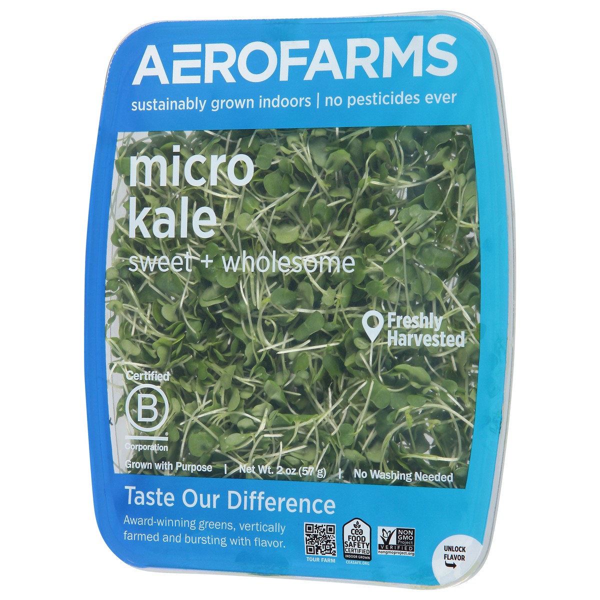 slide 8 of 9, AeroFarms Micro Kale 2 oz, 2 oz