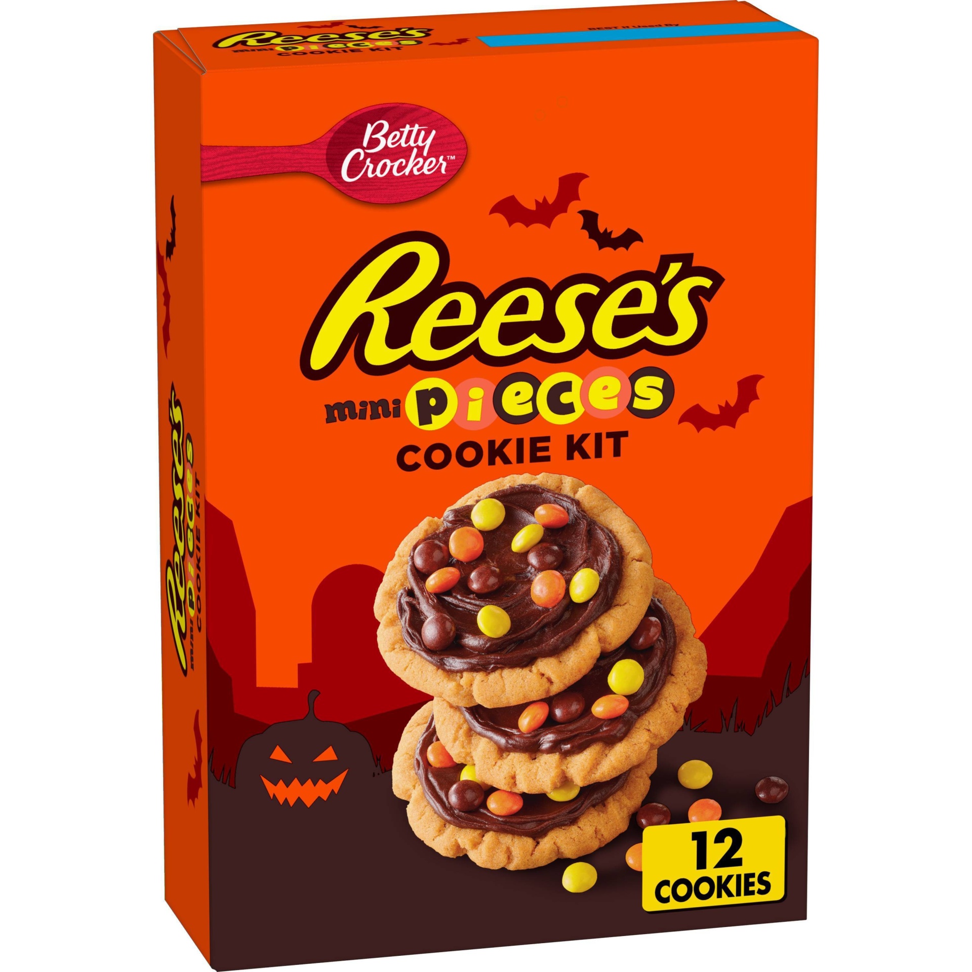 slide 1 of 3, Betty Crocker Reese's Pieces Halloween Cookie Kit, 13.1 oz