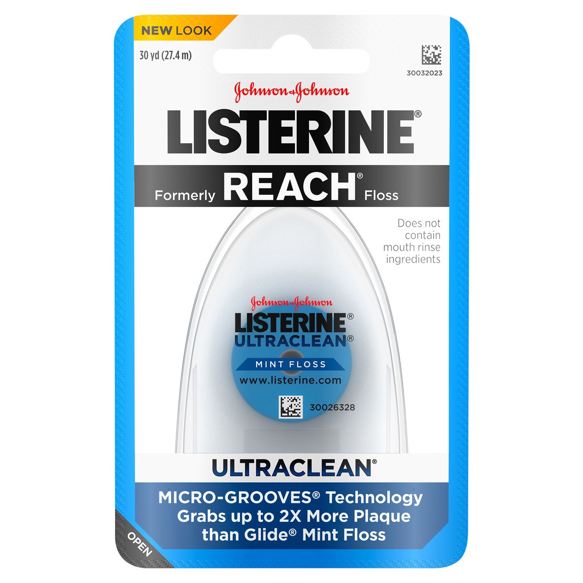 slide 1 of 7, Listerine Ultra Clean Dental Floss, 30 yd
