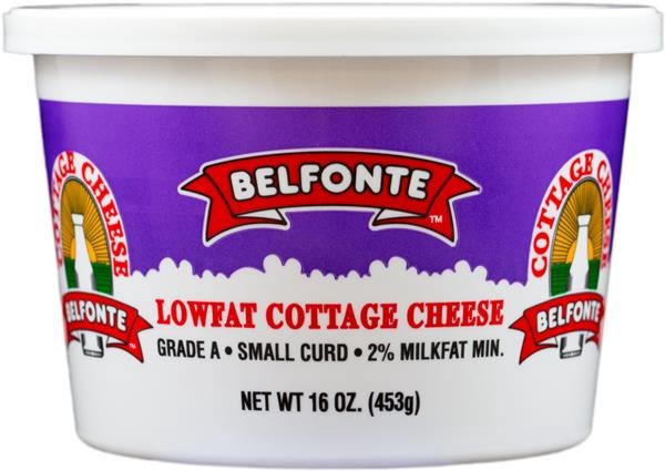 slide 1 of 1, Belfonte Lowfat 2% Cottage Cheese, 16 oz