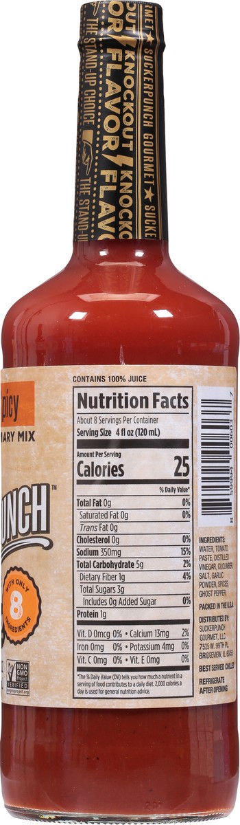 slide 7 of 9, SuckerPunch Gourmet Bold & Spicy Bloody Mary Mix- 32 fl oz, 32 fl oz