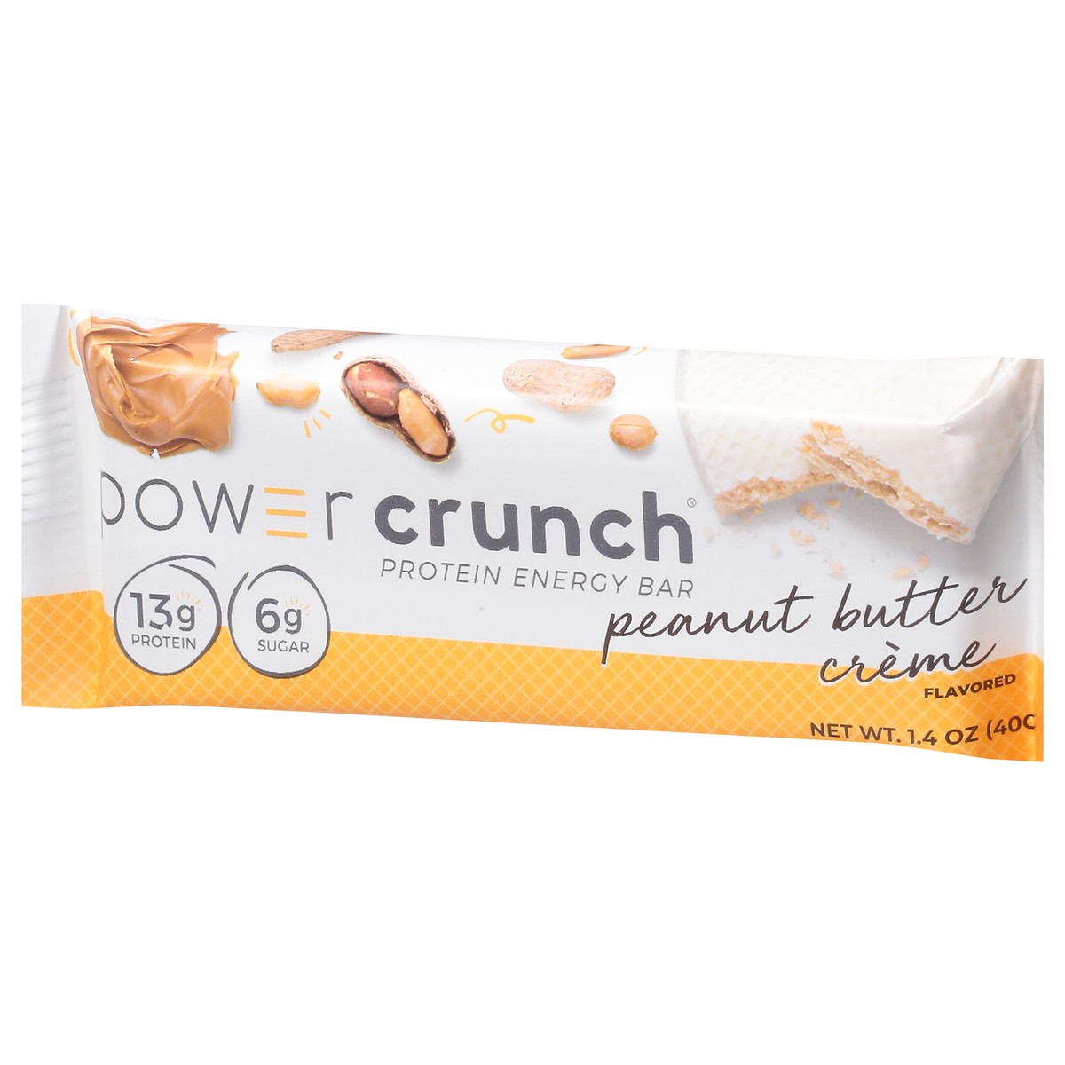 slide 6 of 9, Power Crunch Peanut Butter Creme Protein Energy Bar, 1.4 oz