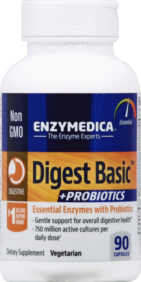 slide 1 of 3, Enzymedica Digest Basic, 90 ct