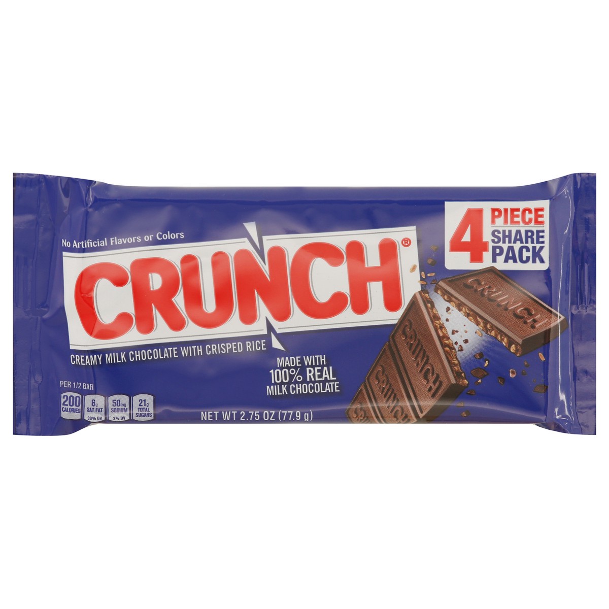slide 6 of 11, Crunch Milk Chocolate Share Pack 4 ea, 4 ct