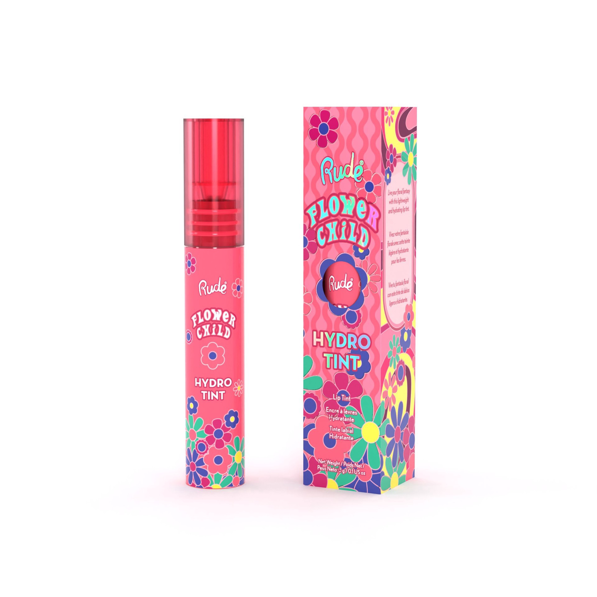 slide 1 of 1, Rude Cosmetics Flower Child Hydro Tint - Cherry Blossom, 1 ct