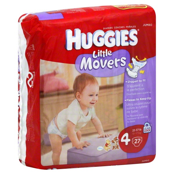 slide 1 of 1, Huggies Disney Winnie the Pooh Jumbo Diapers Size 4, 27 ct; (22-37 lb)