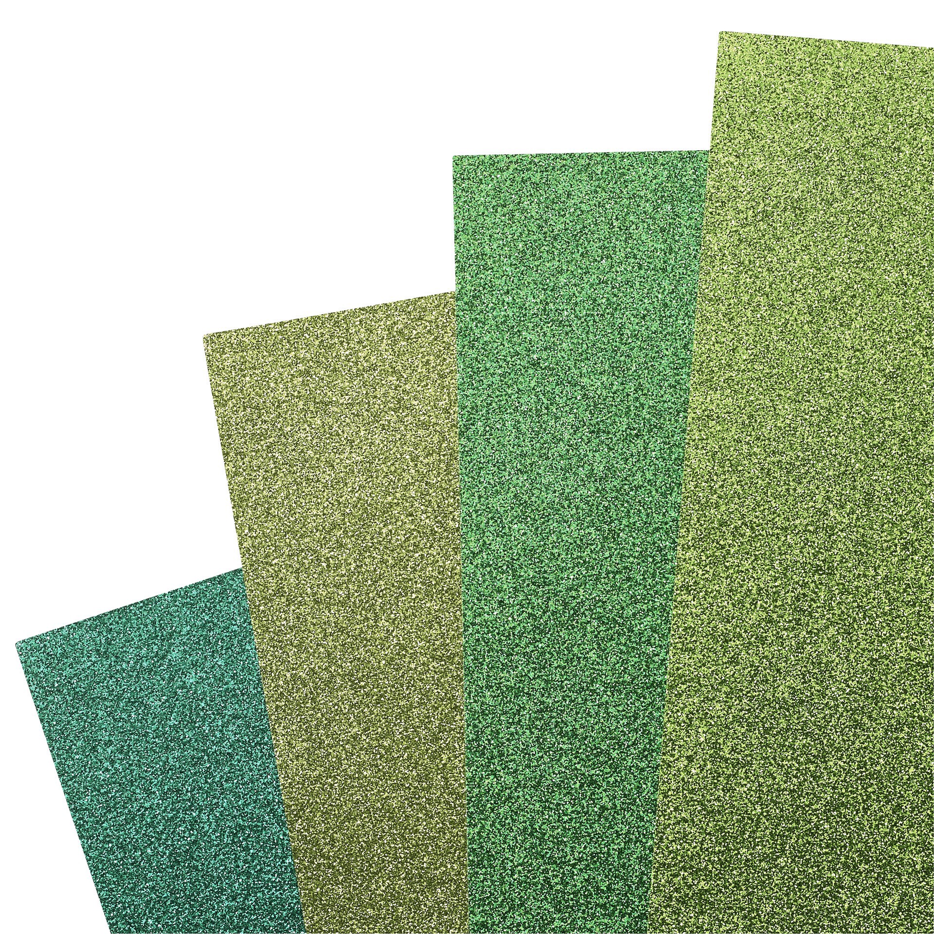 slide 2 of 3, Green Glitter Cardstock Paper By Recollections, 8.5" X 11", 8.5 in x 11 in