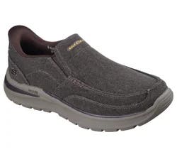 Skechers Men's Arch Fit Superior-Talbert Slip-In Casuals, Brown, Size 9.5