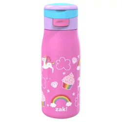 ZAK Stainless Steel Vacuum Pasco Bottle, Unicorn, 13.5 oz