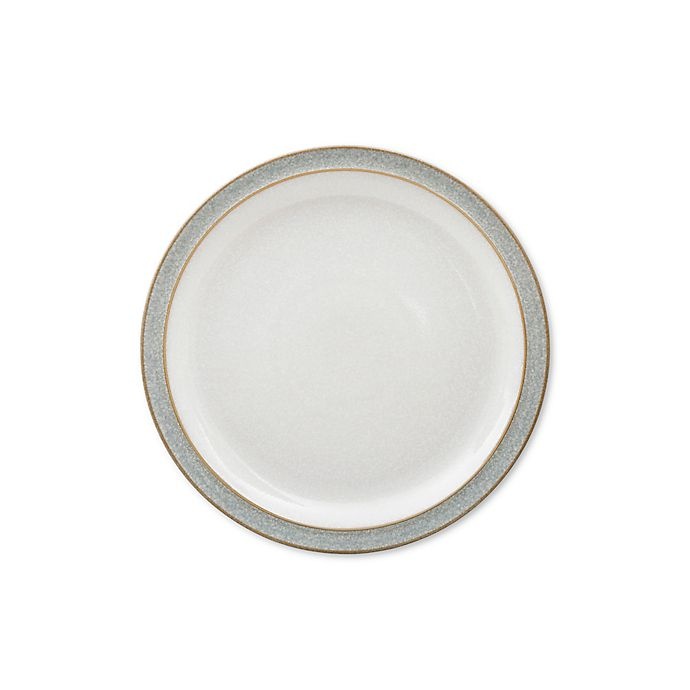 slide 1 of 3, Denby Elements Salad Plate - Light Grey, 1 ct