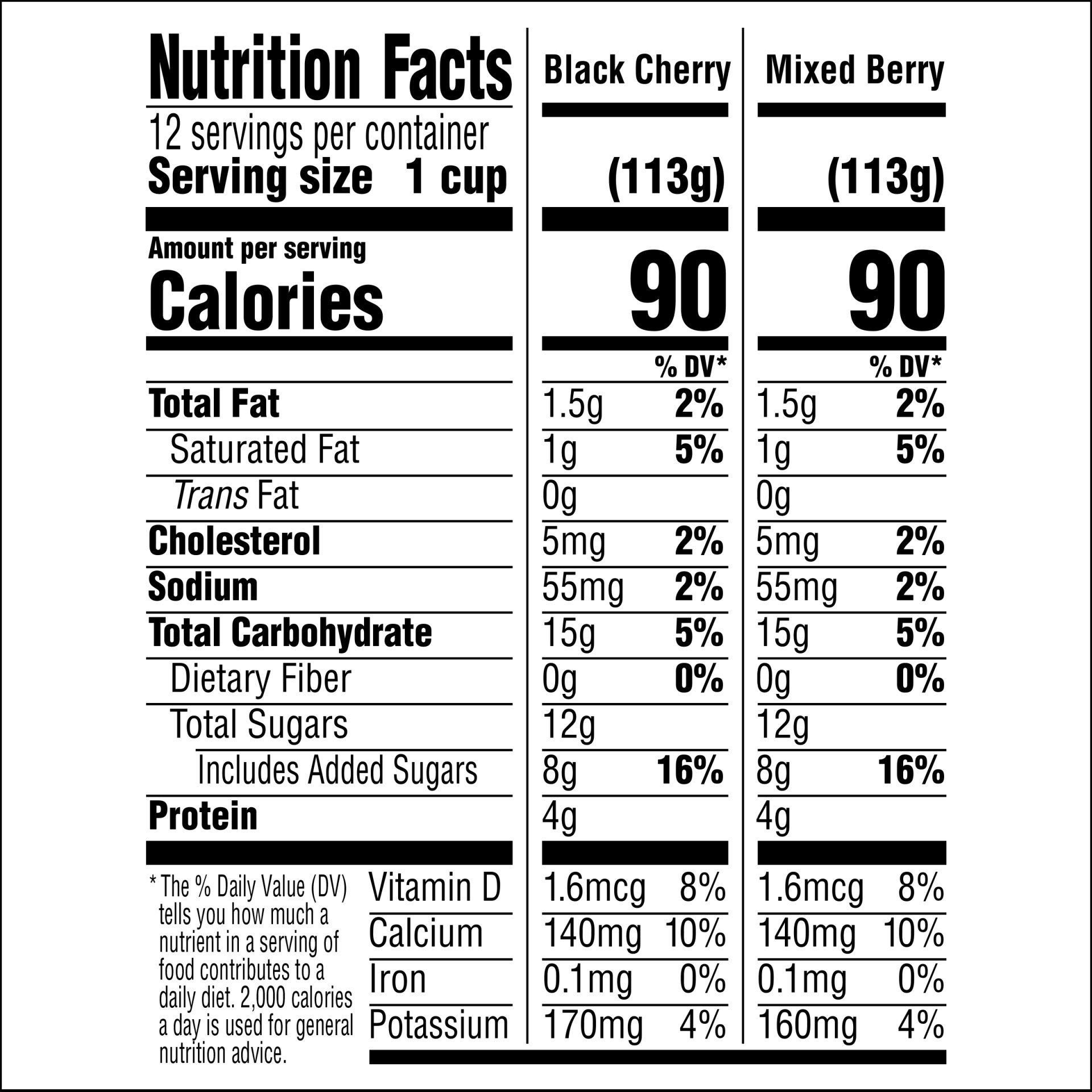 slide 7 of 7, Activia Probiotic Black Cherry & Mixed Berry Variety Pack Yogurt Cups, 4 oz