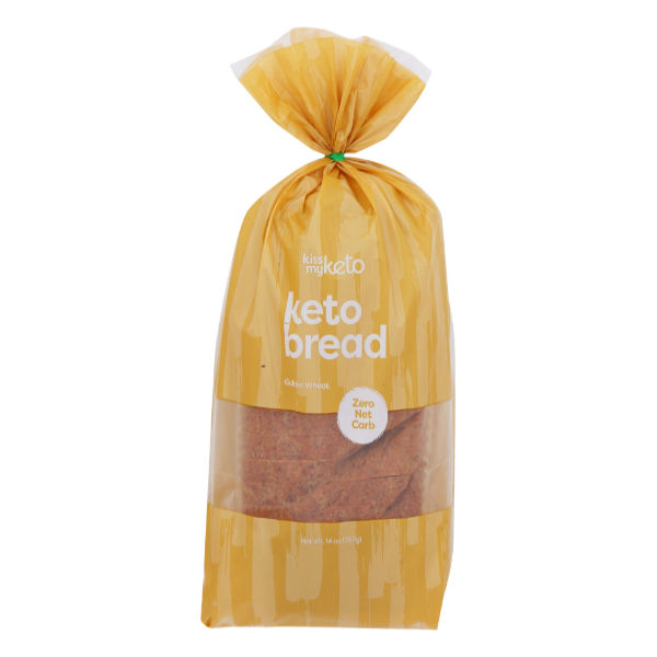 slide 1 of 1, Kiss My Keto Bread Wheat Golden Keto, 14 oz