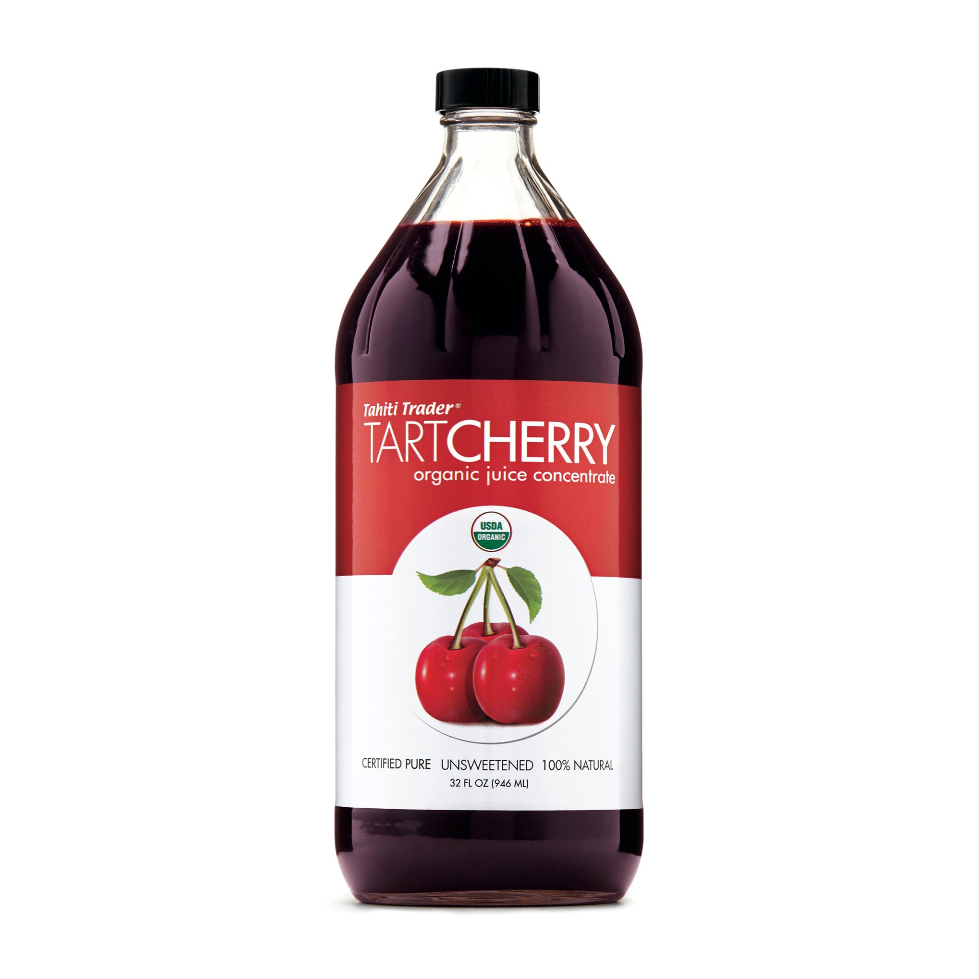 slide 1 of 1, Tahiti Trader Tart Cherry Organic Juice, 32 fl oz