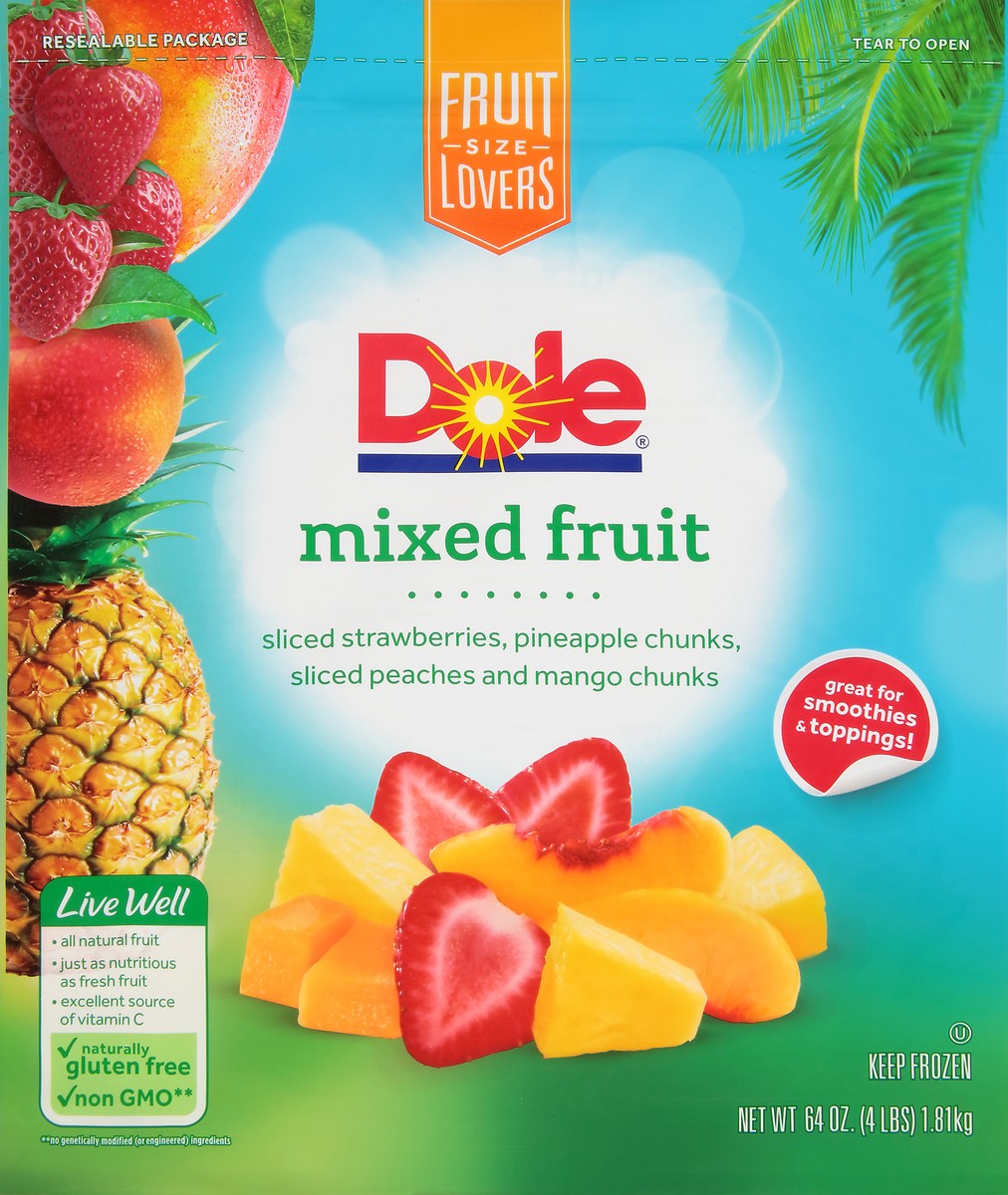 slide 2 of 9, Dole Mixed Fruit, 4 lb