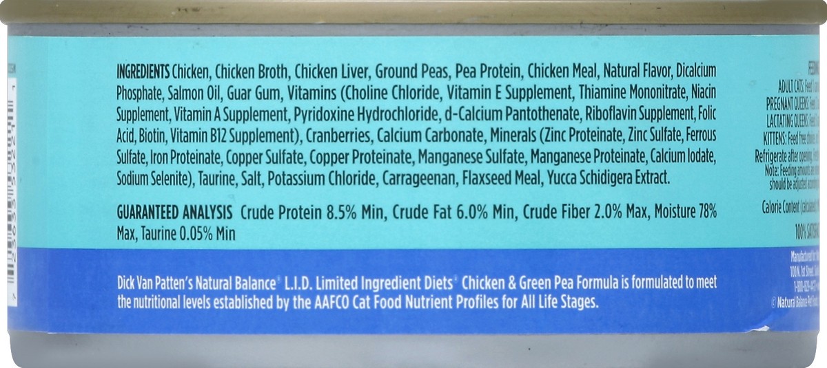 slide 4 of 6, Natural Balance Cat Food 5.5 oz, 5.5 oz