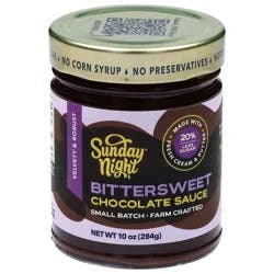 Sunday Night Premium Dark Chocolate Sauce 10 oz