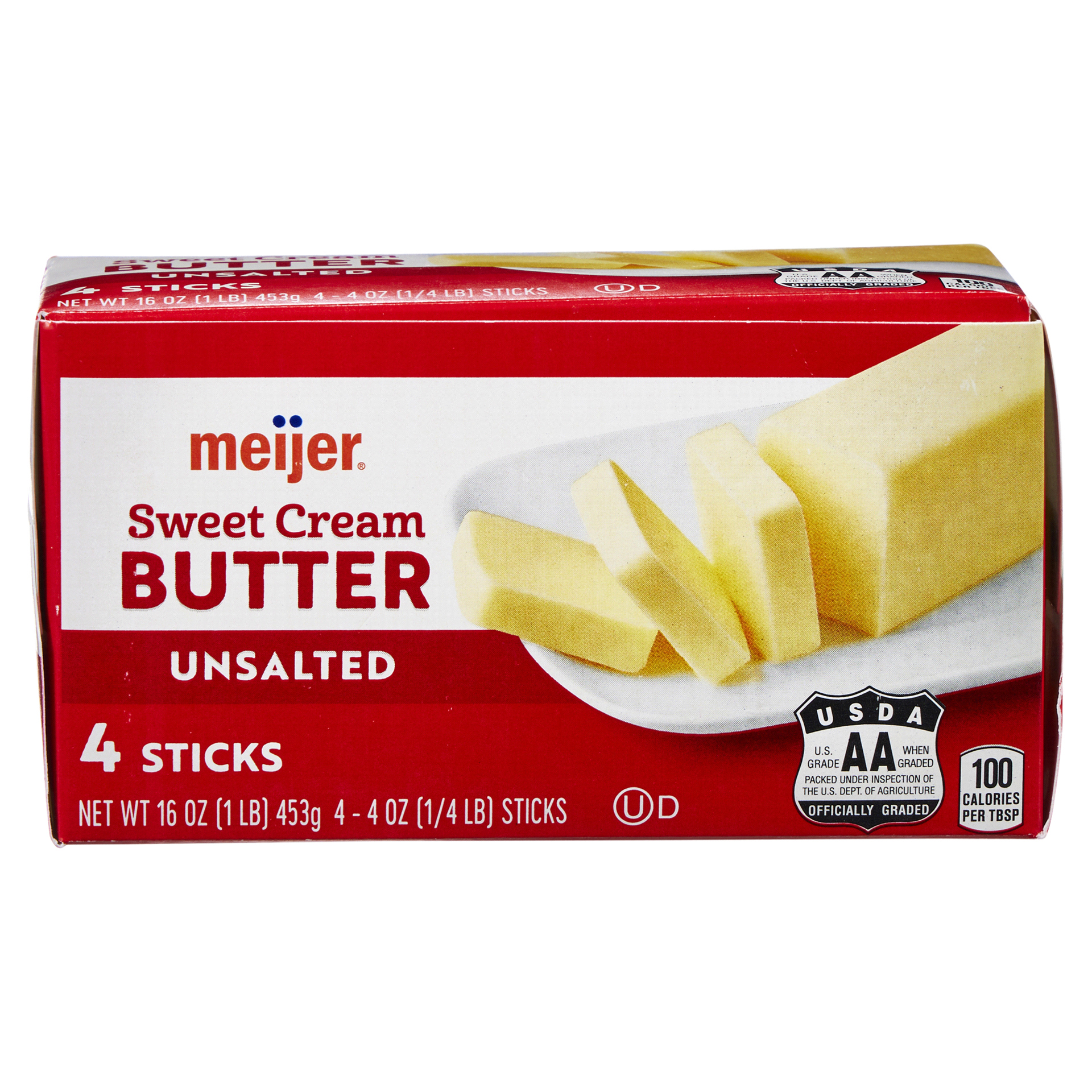 slide 6 of 29, Meijer Unsalted Butter Sticks, 16 oz
